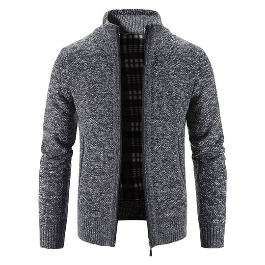 Herren Strickjacke mit innovativem wärmeisolierendem Innenfutter EB