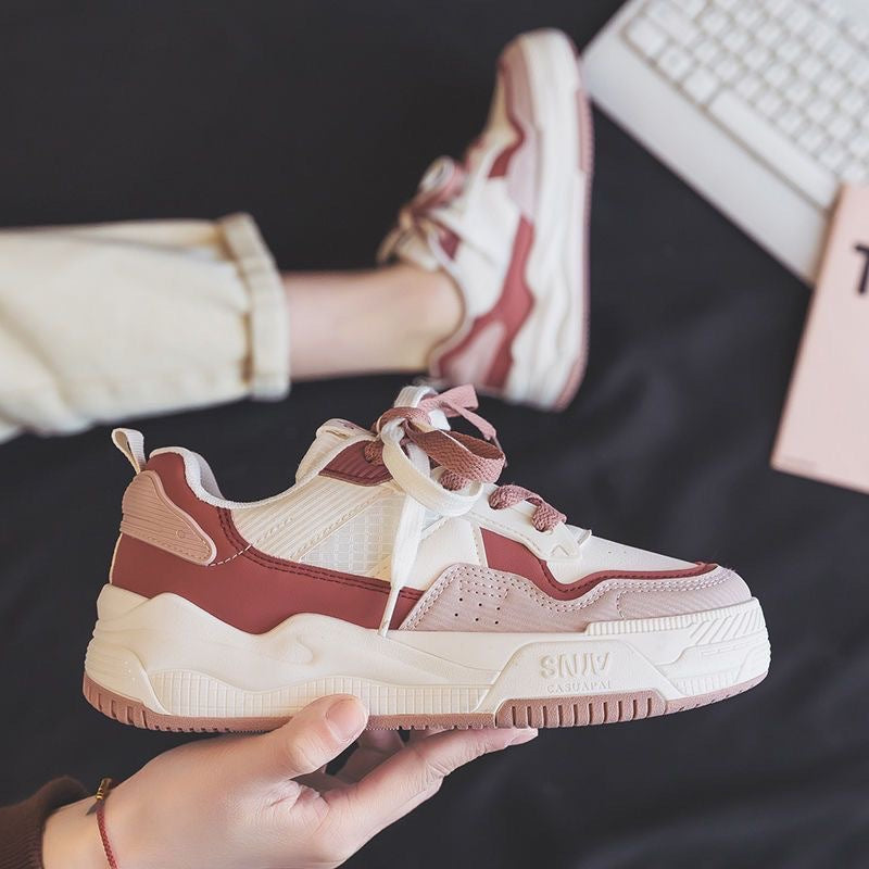 Damen Modische Sneakers mit dämpfender Sohle und atmungsaktivem Obermaterial EB
