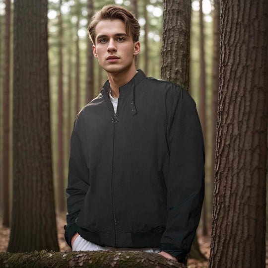 Herren lässige und winddichte Freizeitjacke EB