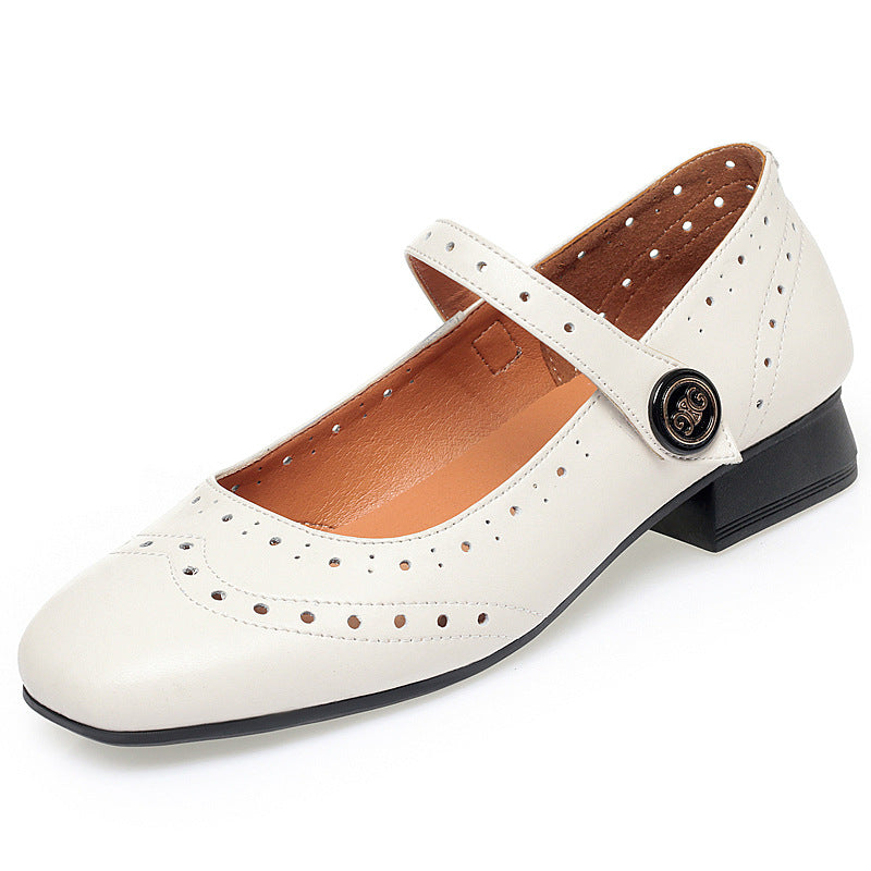 Damen Ballerinas mit verstellbarem Riemen und komfortablem Fußbett EB