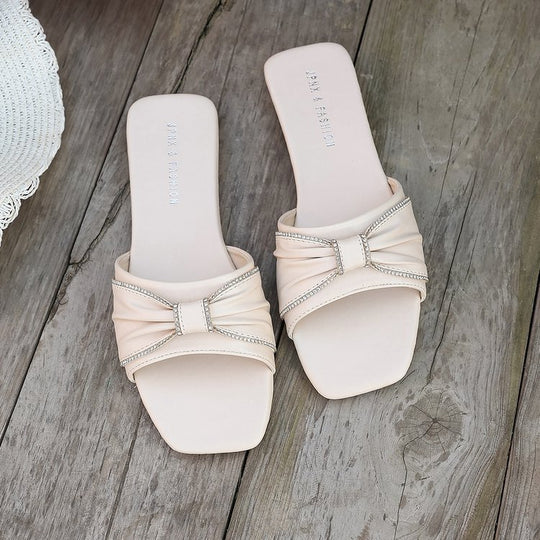 Damen Moderne Sandaletten mit elegantem Schleifen-Design EB