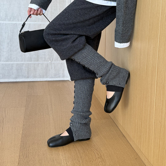 Damen Komfortable Ballerinas mit elastischem Riemen EB