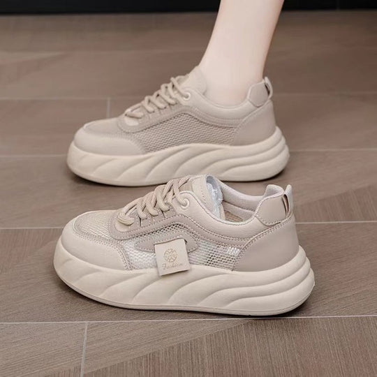 Damen Komfortable Chunky Sneakers mit atmungsaktiver Mesh-Oberfläche von EB