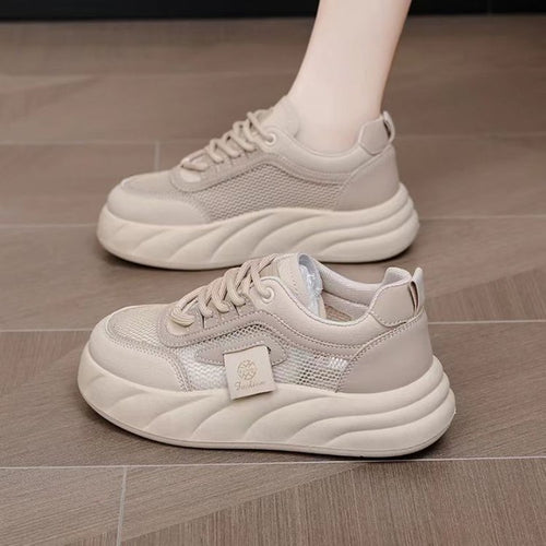 Damen Komfortable Chunky Sneakers mit atmungsaktiver Mesh-Oberfläche von EB