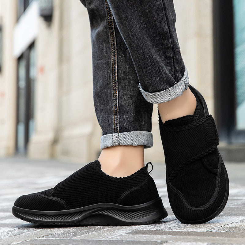 Damen Bequeme Slip-On Freizeitschuhe mit elastischem Obermaterial EB