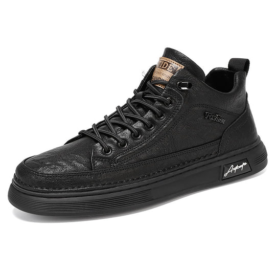 Damen lässige High-Top Sneakers mit modischer Oberflächenstruktur EB