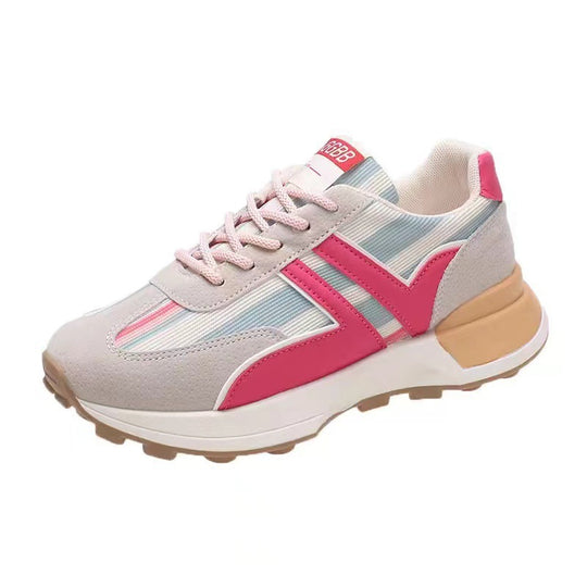 Damen Sportliche Freizeitsneaker mit atmungsactivem Obermaterial und rutschfester Laufsohle EB