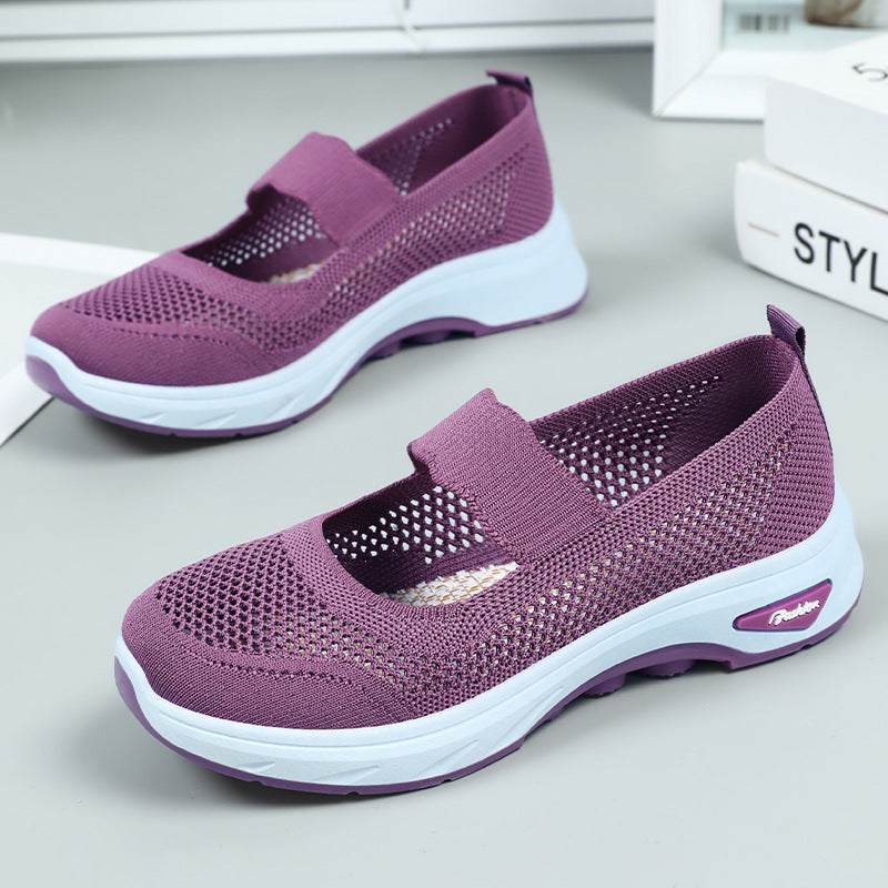 Damen Atmungsaktive Freizeit-Slipper mit elastischem Riemen EB