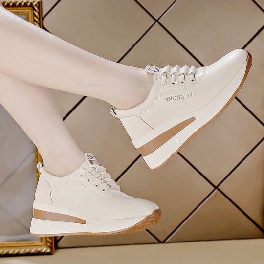 Damen bequeme Lifestyle Sneakers mit atmungsaktiver Obermaterialstruktur und flexiblem Komfortfußbett EB