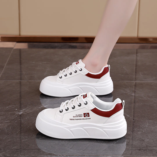 Damen modische Sneakers mit komfortablem Plateau und atmungsaktiver Sohle EB