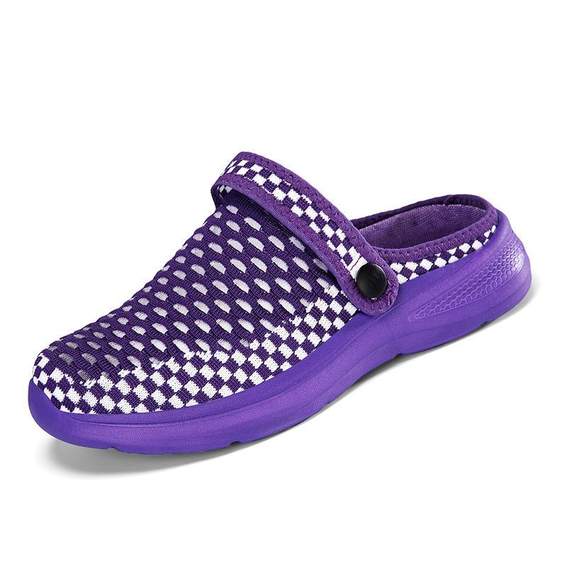 Damen Bequeme und luftige Clogs mit atmungsaktivem Obermaterial EB