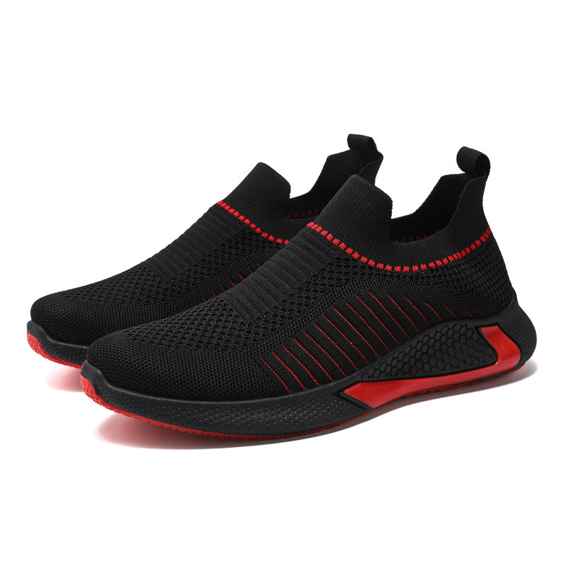 Damen Atmungsaktive Slip-On Sportschuhe mit flexibler Sohle EB
