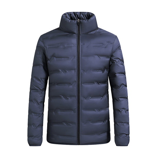 Herren leichte Steppjacke mit thermischer Füllung und Stehkragen EB