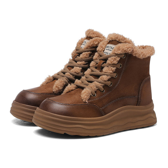 Damen Winterliche Stiefel mit kuscheligem Innenfutter und rutschfester Sohle EB