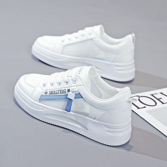 Damen Freizeitsneaker mit modischem Schriftzug und dämpfender Laufsohle EB
