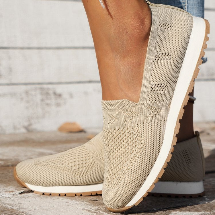 Damen Atmungsaktive Freizeitschuhe mit elastischem Obermaterial EB