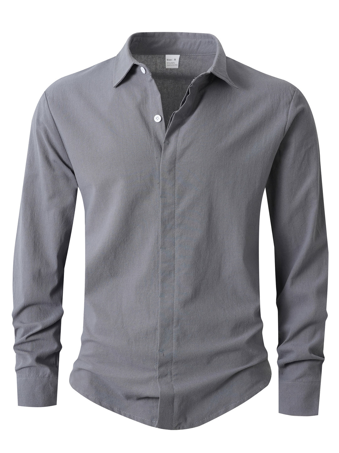 Herren Elegantes Casual-Hemd mit Slim-Fit Schnitt EB