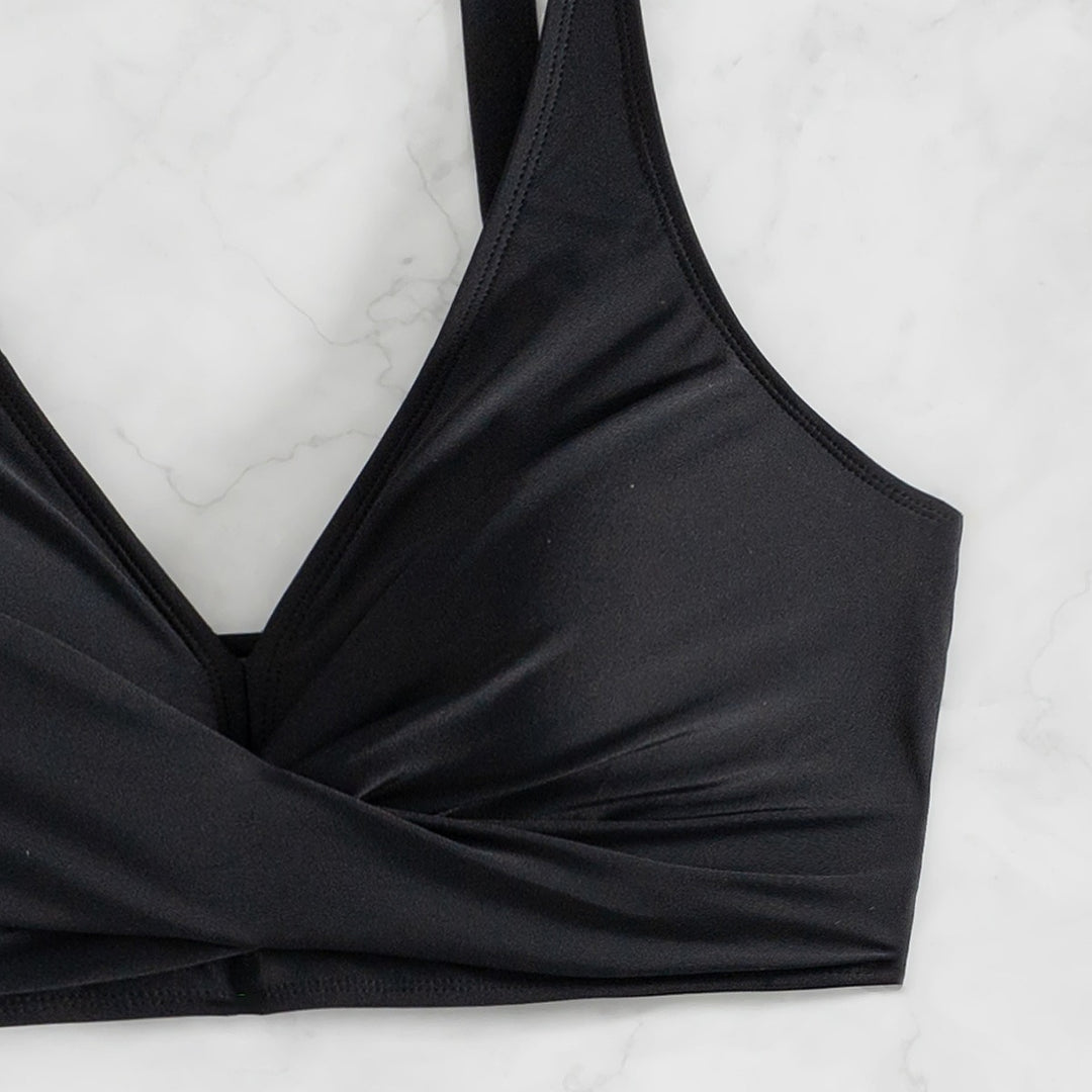 Damen Hochtaillierter Bade-Bikini EB