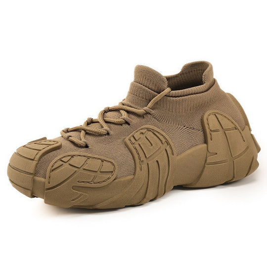 Damen Sportliche und atmungsaktive Sneaker mit strapazierfähigem Gummisohlen-Design EB