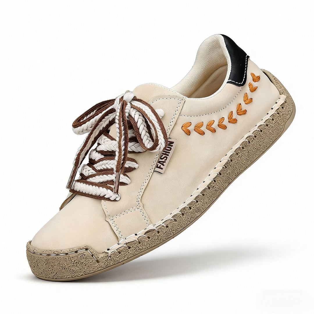 Damen Modische und bequeme Sneakers mit dekorativer Schnürung EB