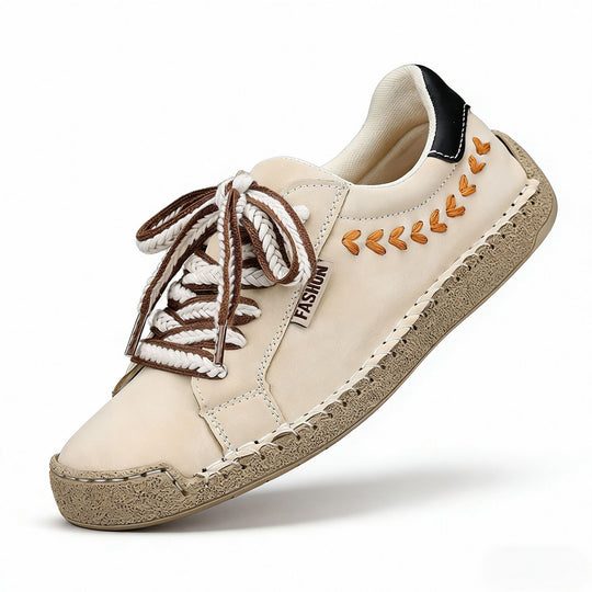 Damen Modische und bequeme Sneakers mit dekorativer Schnürung EB