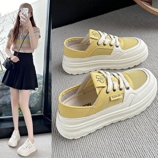 Damen komfortable Slip-On Sneakers mit gepolsterter Sohle EB
