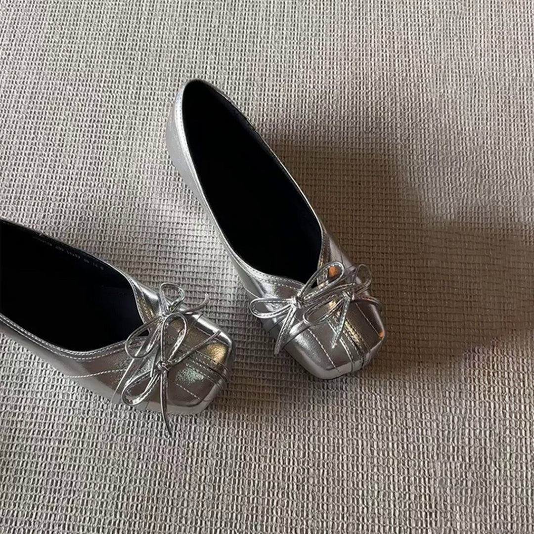 Damen Ballerinas mit verstellbarem Riemchen und bequemer Fersenpolsterung EB