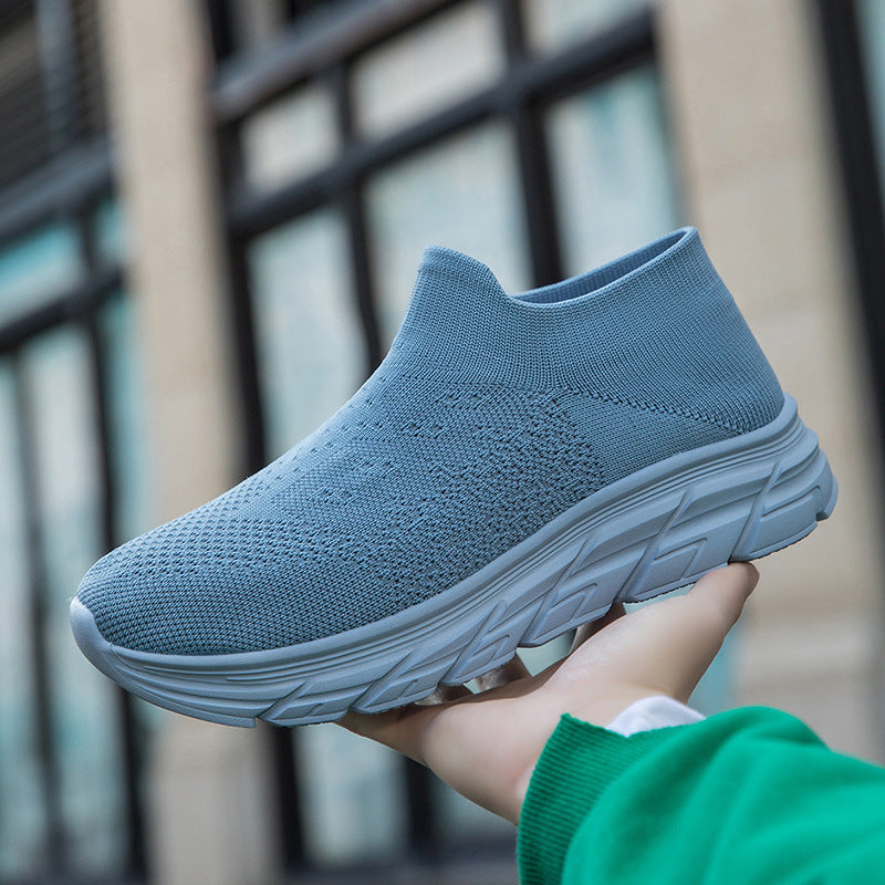 Damen Hochleistungs-Sneaker mit flexiblem Strick-Obermaterial und dämpfender Sohle EB