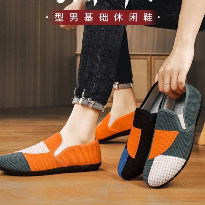 Damen lässige Slip-On Schuhe mit atmungsaktiver Oberflächenstruktur und rutschfester Sohle EB