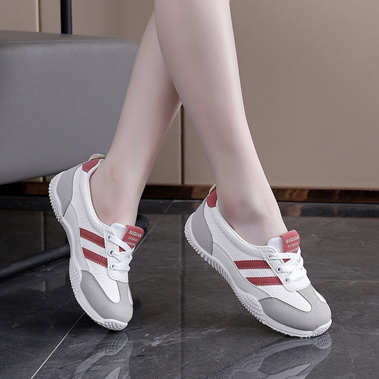 Damen Freizeitsneaker mit luftdurchlässigem Obermaterial und rutschfester Sohle EB