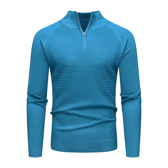 Herren Strickpullover mit Reißverschluss EB