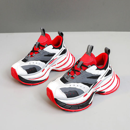 Damen Sportliche Chunky Sneakers mit ergonomischer Dämpfung und atmungsaktiver Mesh-Oberfläche EB