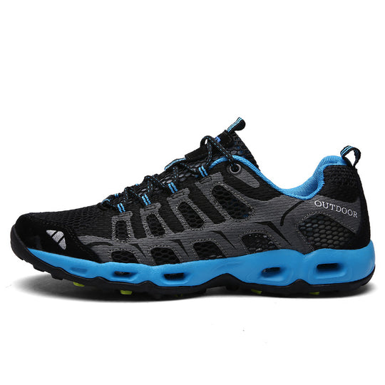 Damen Multifunktionale Outdoor-Sneaker mit atmungsaktiver Mesh-Oberfläche und stoßdämpfender Sohle EB