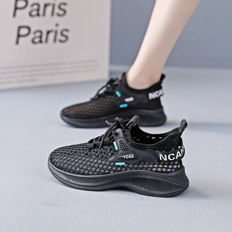 Damen Sneakers mit atmungsaktiver Netzstruktur und dämpfender Sohle EB