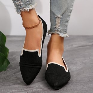Damen elegante und bequeme Slip-On Ballerinas EB