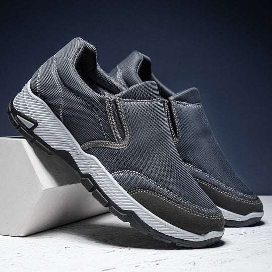 Damen Bequeme Slip-On Sportschuhe mit rutschfester Sohle EB