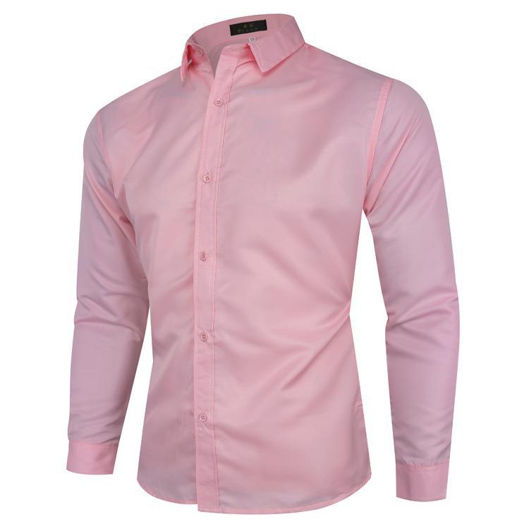 Herren nan Slim-Fit Businesshemd mit Kentkragen Stretchkomfort und bügelleichter Baumwollmischung EB