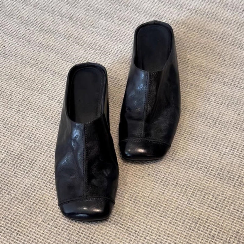 Damen Clogs aus hochwertigem Leder mit besonderem Design und komfortabler Passform EB