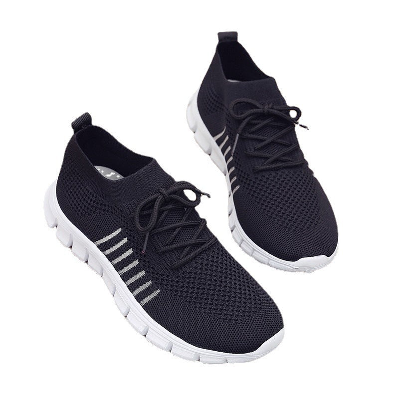 Damen Sportliche Lauf-Sneaker mit sehr atmungsaktivem Mesh-Obermaterial EB