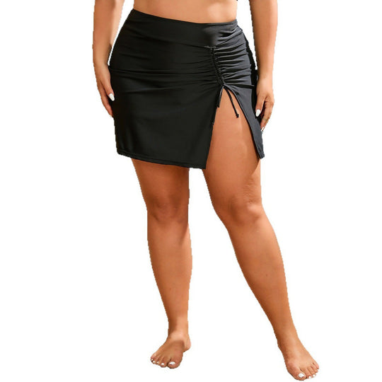 Damen Badeslip mit verstellbarem Raffungseffekt und seitlichem Schlitz EB