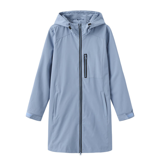 Damen Funktionsjacke mit verstellbarem Kapuzenkragen EB