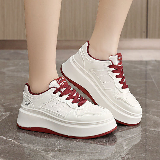 Damen Plateau Sneakers mit rutschfester Sohle und komfortabler Dämpfung EB
