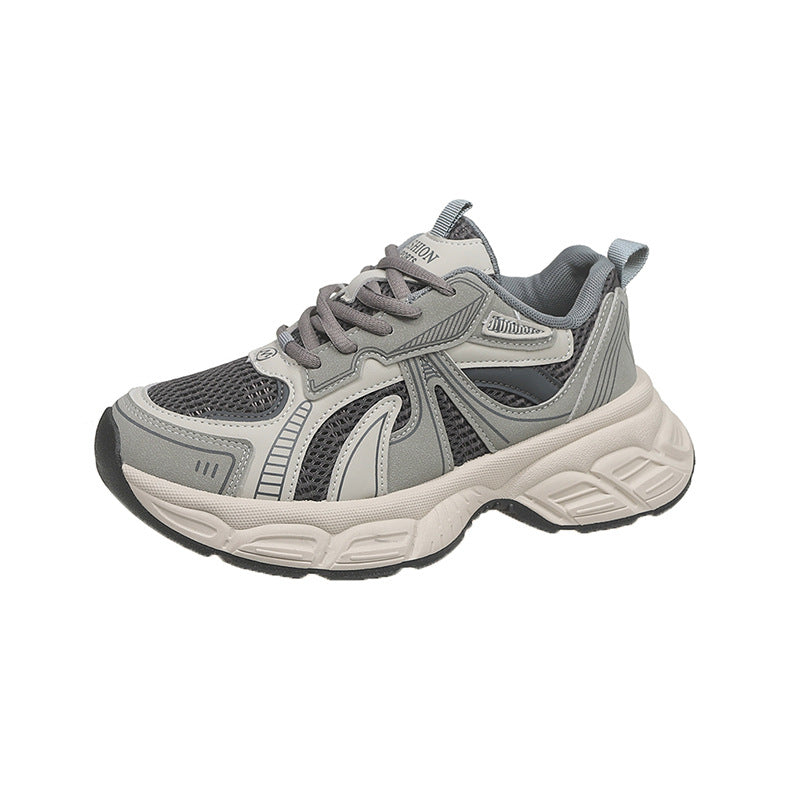 Damen Atmungsaktive Chunky Sneakers mit dämpfender Sohle EB