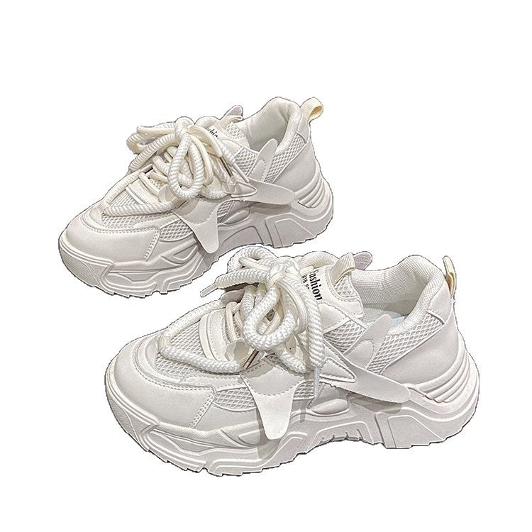 Damen Sportliche Chunky Sneaker mit atmungsaktiven Netzdetails und dämpfender Sohle EB