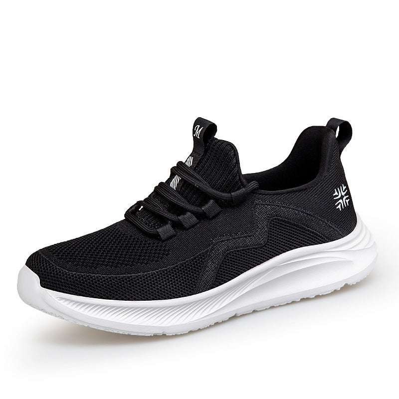 Damen nan atmungsaktiver Strick-Sneaker mit Memoryschaum Innensohle und stoßdämpfender EVA-Zwischensohle EB