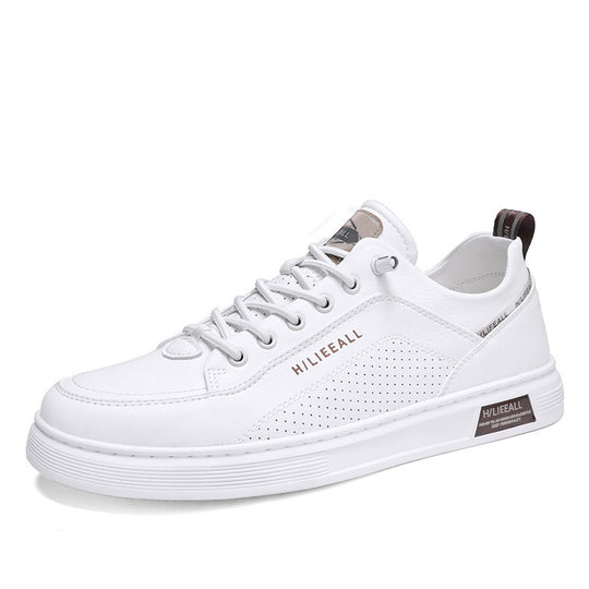 Herren niedrig geschnittener Sneaker mit perforierter Seitenwand, Metallösen und gedämpfter Plateausohle EB