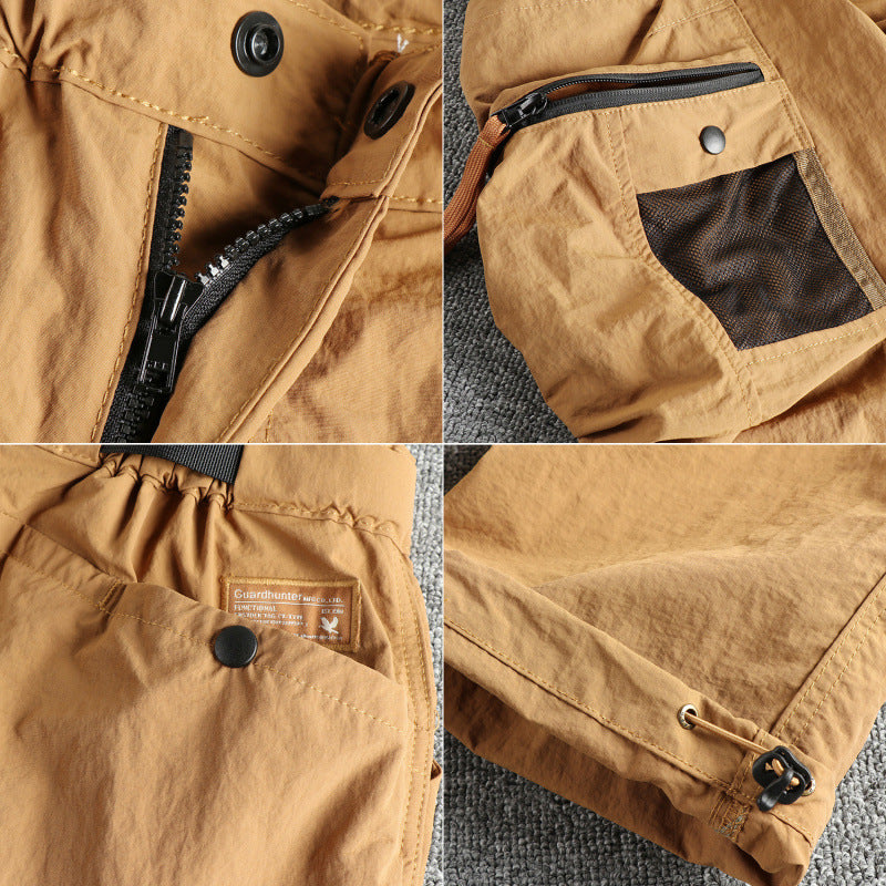 Herren Cargo-Hose mit multifunktionalen Taschen und verstellbarem Bund EB