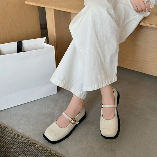 Damen Ballerinas mit elegantem Schnallen-Detail und hochwertiger Verarbeitung EB
