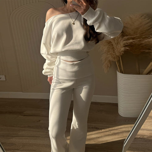 Damen lässiger oversized Lounge-Anzug EB