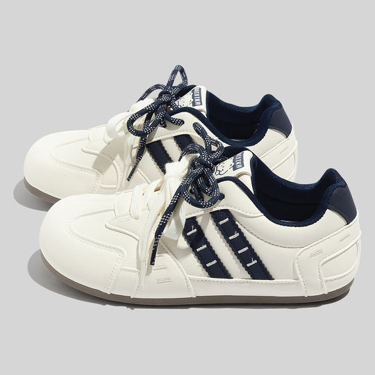 Damen Sportliche Retro Sneakers mit floralem Muster und bequemer Dämpfung EB